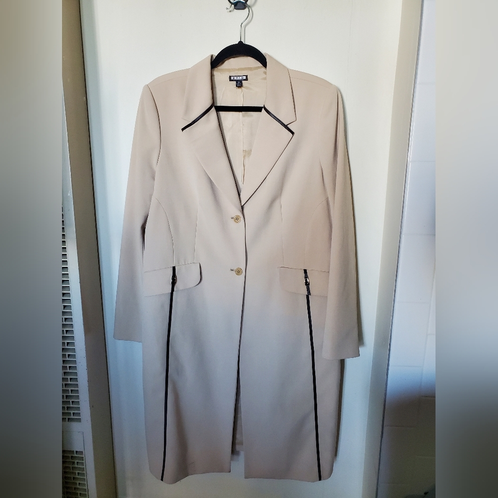Epic New York long tan blazer 90s